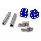 00196eb1456696eb1456696 Autobillia Chevrolet Corvette Blue Dice Tire Valve Wheel Stem Caps