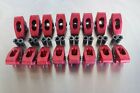 1.67-16used Tgmused Small Block Chevy Aluminum Roller Rockers Red Polylocks Set