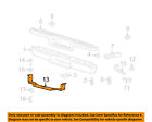 4l5z17d826aa Ford Oem 98-11 Ranger Rear Bumper-hitch Plate