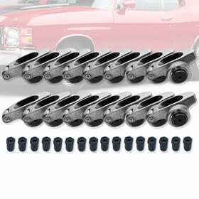 Ar38131 Amoracing 1.6 Ratio 7/16 Inch Stainless Steel Roller Rocker Arm Kit Fits Chevy Sbc 327 350 400