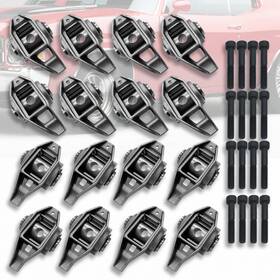 Ar38271 Amoracing 16pcs Rocker Arms And Trunnion Installed Fit Ls3 L76 L92 L99 Ls9 Lsa Stainless