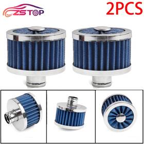 Ofi064-blue Annx 2x 1 Inch Extra Flow Breather Blue Push In Vent Filter For Valve Cover