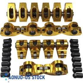 Ras1638 Aonuo-us Roller Rocker Arm Aluminum 1.6 3/8 Inch Superstreet For Ford Sb 289 302 351 Windsor