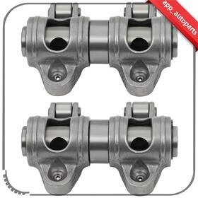 App163652v23s62 App-autoparts For Chevy Sbc 350 1.6 Ratio 3/8 Inch Shaft Mount Stainless Steel Roller Rocker Arms