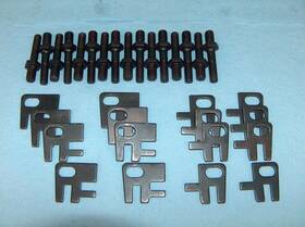 134-7104 Arp Automotive Racing Products Comp Cams 3/8-24 Set Of 16 Rocker Arm Studs 3/8 Inch With Adjustable Guide Plates