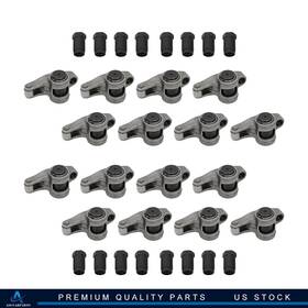 Aup83673286s Asucarparts 1.7 Ratio 7/16 Inch Stainless Steel Roller Rocker Arms For Big Block Chevy Bbc