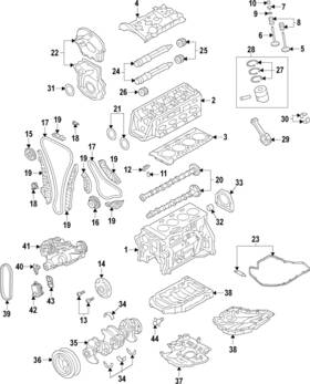 06e-109-417-am Audi Genuine Engine Rocker Arm
