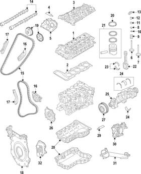 07k-109-417-d Audi Genuine Rocker Arms