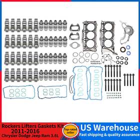 Auto-partsell 663253259580 Camshafts Rockers Lifters Gaskets Kit For Chrysler Dodge Jeep Ram 3.6l Pentastar