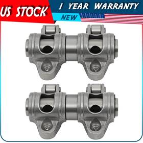Adp16305da652s Autodayplus Shaft Mount Stainless Steel Rocker Arm Set For Chevy Sbc 350 1.6 Ratio 3/8 Inch
