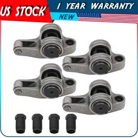 Adp16306da654s Autodayplus For Chevy Bbc 454 1.7 Ratio 7/16 Inch Steel Roller Tip Rocker Arm Set