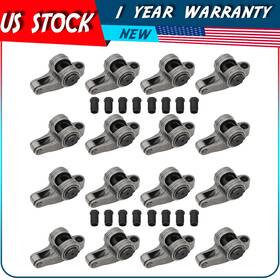 Adp83616da732s Autodayplus Fits Chevy Bbc 454 1.7 Ratio 7/16 Inch Stainless Steel Roller Rocker Arm Set