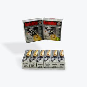 App605 Autolite New Double Platinum Spark Plugs Set Of 6