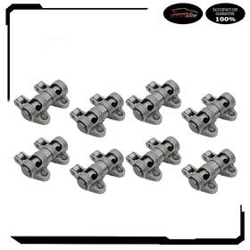 Add83673166r Autoutdoor Shaft Mount Stainless Steel Rocker Arm Set For Chevy Sbc 350 1.6 Ratio 3/8 Inch