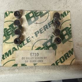 6710 B&b Performance 6415 Oil Galley Screen Kit Sm Block Chevrolet