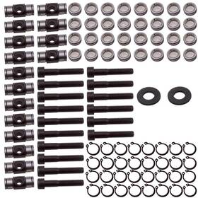 6hp81g Bfo Rocker Arms Trunion Set With Clips For Ls1 Ls2 Ls3 Lsa Lq9 Lq4 4.8 5.3 5.7 6.0 6.2