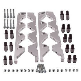 Tnh9pz Bfo Rocker Arm Clamp-on Stud Girdles Kit For Chevy Big Block 454 Posi Locks