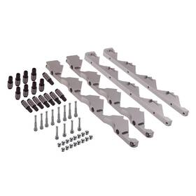 Y7ls2t Bfo Silver Rocker Arm Stud Girdle Kit And Posi Lock For Chevrolet Big-block Engine 454