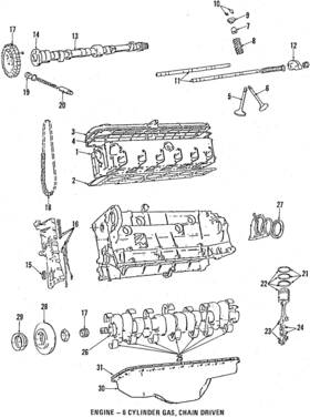 11-33-1-274-929 Bmw Genuine 1984-1993 - Rocker Shaft