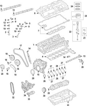 11-33-7-640-533 Bmw Genuine Rocker Arms