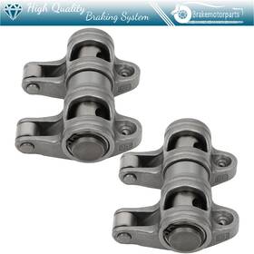 Bmp16365212it Brakemotorparts For Chevy Sbc 350 1.6 Ratio 3/8 Inch Shaft Mount Stainless Steel Roller Rocker Arms