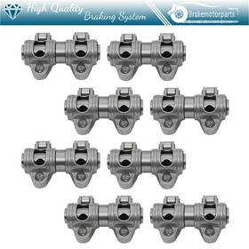 Bmp83673112it Brakemotorparts High Quality Stainless Steel Roller Rocker Arms For Chevy Sbc 350 1.6 Ratio 3/8 Inch