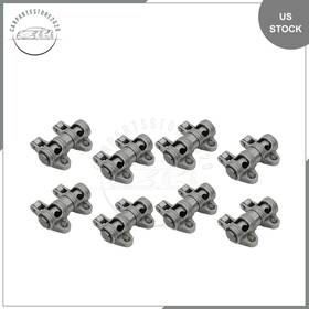 Carpartsstore2020 Ca836rp21ss731t Stainless Steel Shaft Mount Roller Rocker Arms For Chevy Sbc 350 1.6 Ratio 3/8 Inch