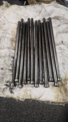 101-3268 Cat Set Of 12 Caterpillar 3126 Diesel Engine Valve Push Rods Oem