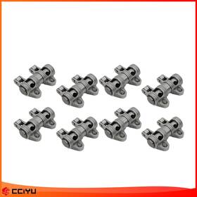 Ze1015054083673101g Cciyu 1.6 Ratio 3/8 Inch Shaft Mount Roller Rocker Arms For Chevy Sbc 350 Stainless Steel