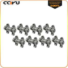 Ze1091051783673101g Cciyu 1.6 Ratio 3/8 Inch Shaft Mount Roller Rocker Arms For Chevy Sbc 350 Stainless Steel