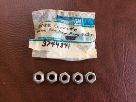 3744341 Chevrolet 1955-1982 Corvette Nos 3/8 Rocker Arm Adj Nut - 5