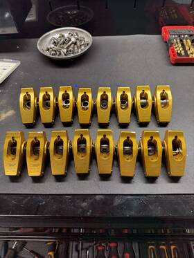 13-1.70 Crane Golds Bbc 7/16 Stud Hydraulic Rocker Arms Set Of 16 1 7