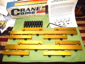 396-454 Crane Cams 13600-1 Quick Lock Valve Train Stabilizer Kit -stud Girdles Bbc Chevy