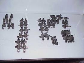 Crower 1.70---1.75----1.80 Collection Of 50 Shaft Roller Rockers Arms And Shafts Clements 13 Sb Chevy