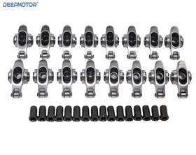Dm-ss454716-172 Deepmotor Stainless Steel Roller Rocker Arm Set For Chevy Bbc 454 396 427 1.72 Ratio 7/16ft