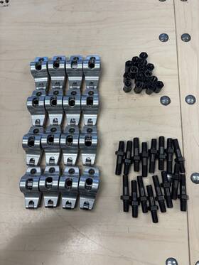 R26937 Demotor Performance For Chevy Bbc 396 427 454 1.7 Ratio 7/16 Inch Stud Full Roller Aluminum Rocker Arms