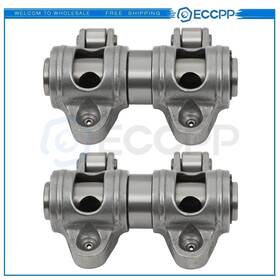 E16317cp652s Eccpp For Chevy Sbc 350 1.6 Ratio 3/8 Inch Shaft Mount Stainless Steel Roller Rocker Arms