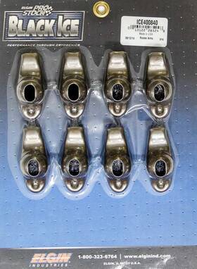 Ice400840r Elgin Sbc Rocker Arms 8pk 1.5 Ratio 3/8 Stud