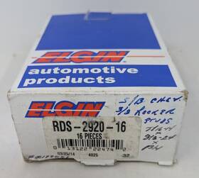 Rds-2920-100 Elgin Rds-2920 16 Pcs Chevy Sbc 3/8-24 X 7/16-14 Rocker Arm Studs 327 350 New