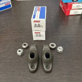 Rk-401 Elgin Engine Rocker Arm 1.5 3/8 Inch Stamped Steel With Ball Lot Of 2