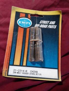 21-2314-0 Empi Inc Chromoly Rocker Studs For Ratio Assembly - 4 Pack 21-2314