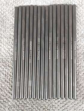 16-1006-16 Engine Pro 7.650 Inch -150 1010 Hardened Pushrods Set Sbc 305 350
