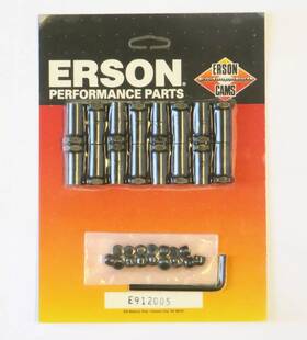 E912005 Erson Rocker Arm Jam Nuts 3/8-24 .570 Inch Od Set Of 16 Vintage Usa V8 V-8
