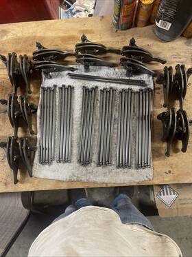 8c3q-6a585-ac Fomoco 2015-2019 Ford F250 F350 6.7l Powerstroke Valvetrain 8 Rockers 32 Pushrods 2016