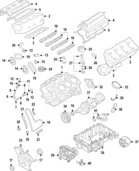 At4z-6500-bba Ford Genuine Engine Camshaft Follower