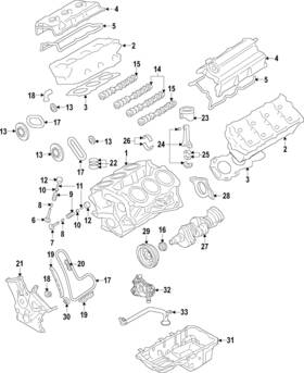 At4z-6500-bha Ford Genuine Engine Camshaft Follower