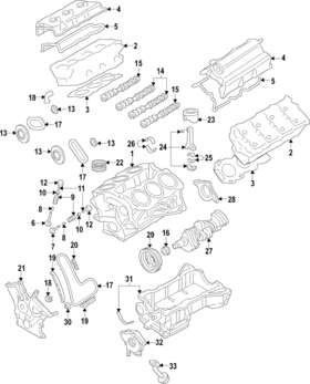 At4z-6500-bsa Ford Genuine Engine Camshaft Follower