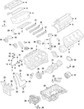 At4z-6500-cba Ford Genuine Engine Camshaft Follower