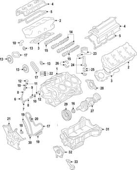 At4z-6500-cca Ford Genuine Engine Camshaft Follower