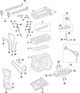 Cp9z-6500-hcb Ford Genuine Engine Camshaft Follower